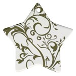 Decorative Vine Star Ornament (Two Sides)