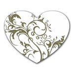 Decorative Vine Mousepad (Heart)