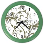 Decorative Vine Color Wall Clock