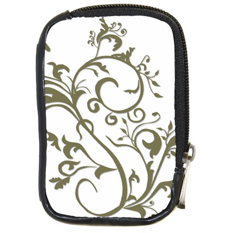 Decorative Vine Compact Camera Leather Case from ArtsNow.com Front