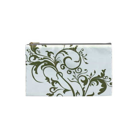 Decorative Vine Cosmetic Bag (Small) from ArtsNow.com Front