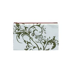 Decorative Vine Cosmetic Bag (Small) from ArtsNow.com Front