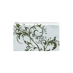 Decorative Vine Cosmetic Bag (Small) from ArtsNow.com Front