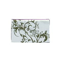 Decorative Vine Cosmetic Bag (Small) from ArtsNow.com Back