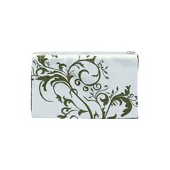 Decorative Vine Cosmetic Bag (Small) from ArtsNow.com Back