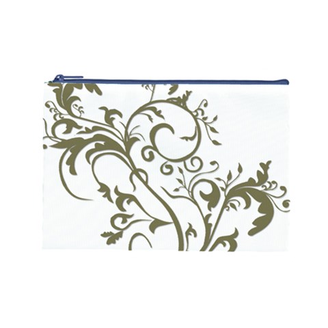 Decorative Vine Cosmetic Bag (Large) from ArtsNow.com Front