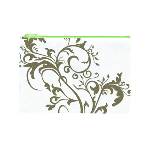 Decorative Vine Cosmetic Bag (Large) from ArtsNow.com Front