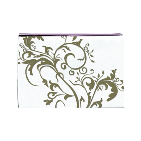 Decorative Vine Cosmetic Bag (Large) from ArtsNow.com Back