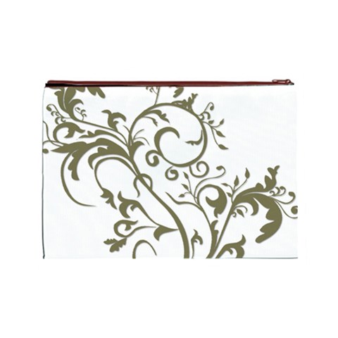 Decorative Vine Cosmetic Bag (Large) from ArtsNow.com Back