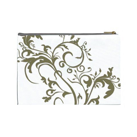 Decorative Vine Cosmetic Bag (Large) from ArtsNow.com Back