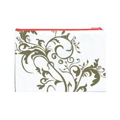 Decorative Vine Cosmetic Bag (Large) from ArtsNow.com Back