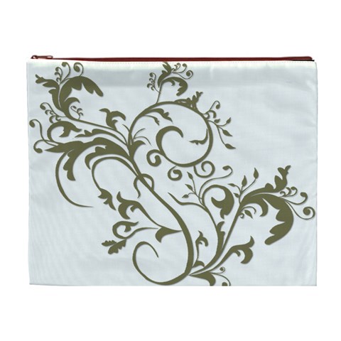 Decorative Vine Cosmetic Bag (XL) from ArtsNow.com Front