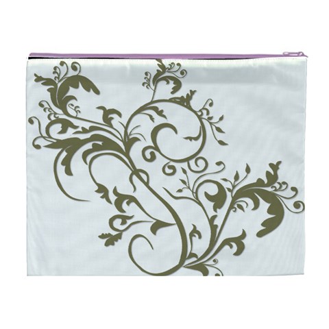 Decorative Vine Cosmetic Bag (XL) from ArtsNow.com Back