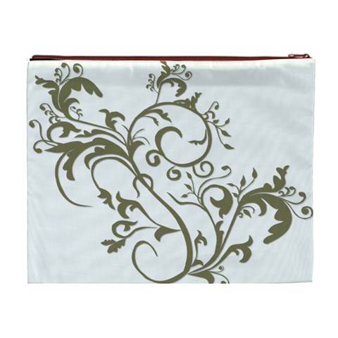 Decorative Vine Cosmetic Bag (XL) from ArtsNow.com Back