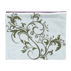 Decorative Vine Cosmetic Bag (XL) from ArtsNow.com Back