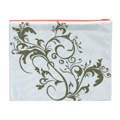 Decorative Vine Cosmetic Bag (XL) from ArtsNow.com Back