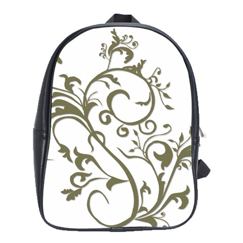 Decorative Vine School Bag (Large) from ArtsNow.com Front