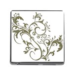 Decorative Vine Memory Card Reader with Storage (Square)