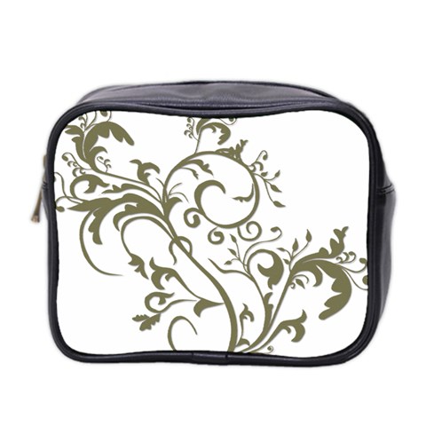 Decorative Vine Mini Toiletries Bag (Two Sides) from ArtsNow.com Front