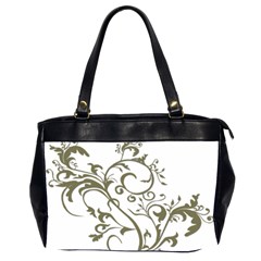 Decorative Vine Oversize Office Handbag (Two Sides) from ArtsNow.com Front