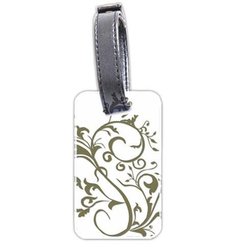 Decorative Vine Luggage Tag (two sides) from ArtsNow.com Front