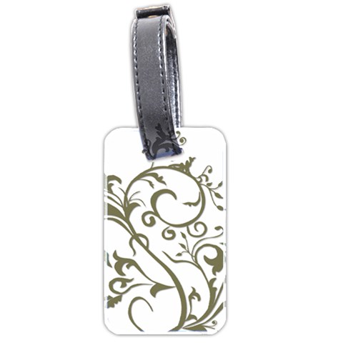 Decorative Vine Luggage Tag (two sides) from ArtsNow.com Back