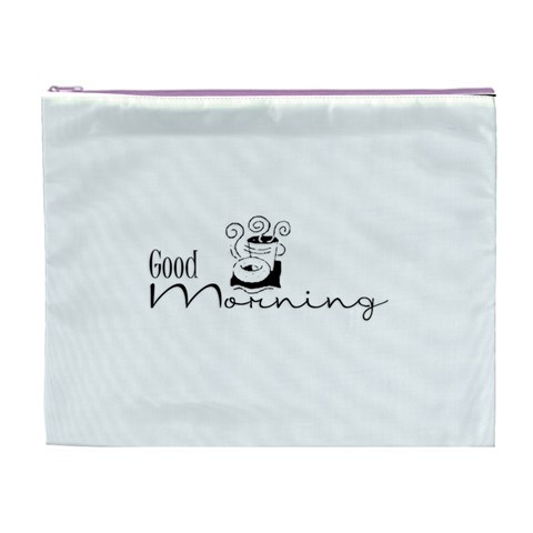 Morning Coffee Cosmetic Bag (XL) from ArtsNow.com Front