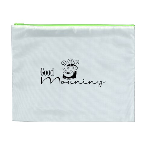 Morning Coffee Cosmetic Bag (XL) from ArtsNow.com Front