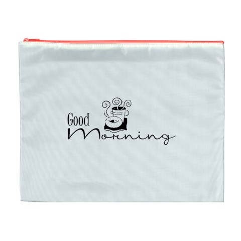 Morning Coffee Cosmetic Bag (XL) from ArtsNow.com Front