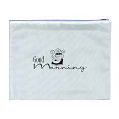 Morning Coffee Cosmetic Bag (XL) from ArtsNow.com Back