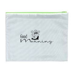 Morning Coffee Cosmetic Bag (XL) from ArtsNow.com Back