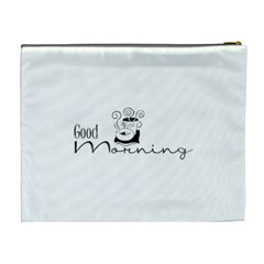 Morning Coffee Cosmetic Bag (XL) from ArtsNow.com Back