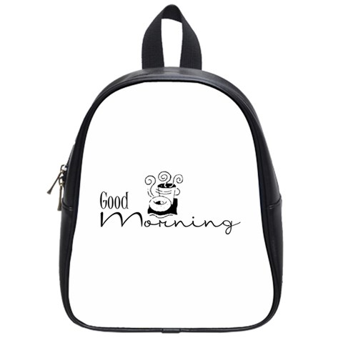 Morning Coffee School Bag (Small) from ArtsNow.com Front