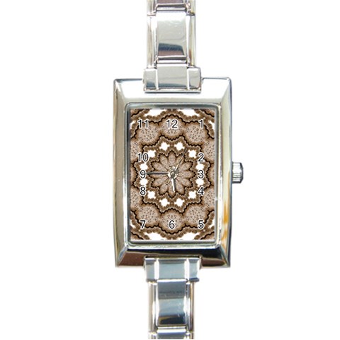 Cookie Rectangular Italian Charm Watch from ArtsNow.com Front