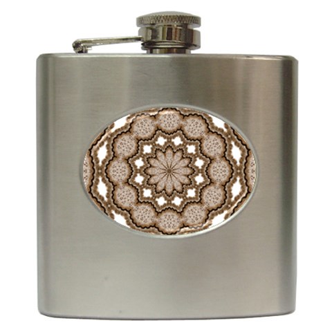 Cookie Hip Flask (6 oz) from ArtsNow.com Front