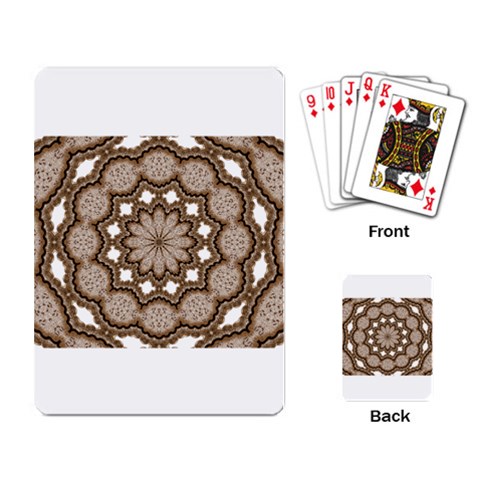 Cookie Playing Cards Single Design from ArtsNow.com Back