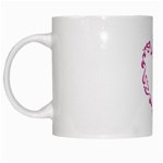 Purple Heart Frame White Mug