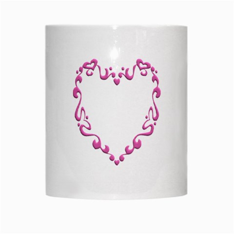 Purple Heart Frame White Mug from ArtsNow.com Center