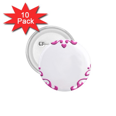 Purple Heart Frame 1.75  Button (10 pack)  from ArtsNow.com Front