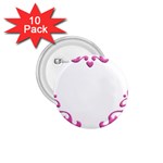 Purple Heart Frame 1.75  Button (10 pack) 