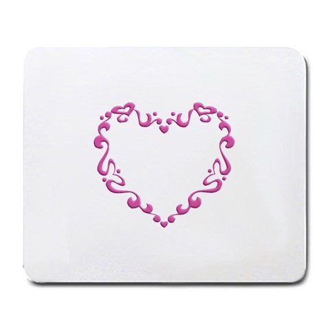 Purple Heart Frame Large Mousepad from ArtsNow.com Front