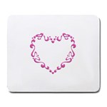 Purple Heart Frame Large Mousepad