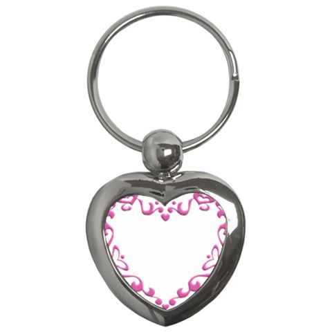 Purple Heart Frame Key Chain (Heart) from ArtsNow.com Front