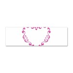 Purple Heart Frame Sticker (Bumper)