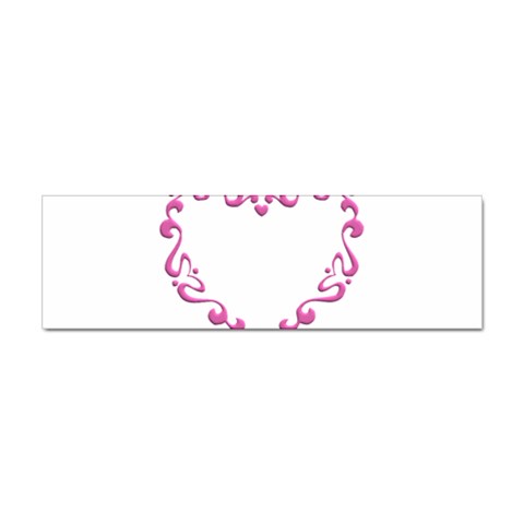 Purple Heart Frame Sticker Bumper (10 pack) from ArtsNow.com Front