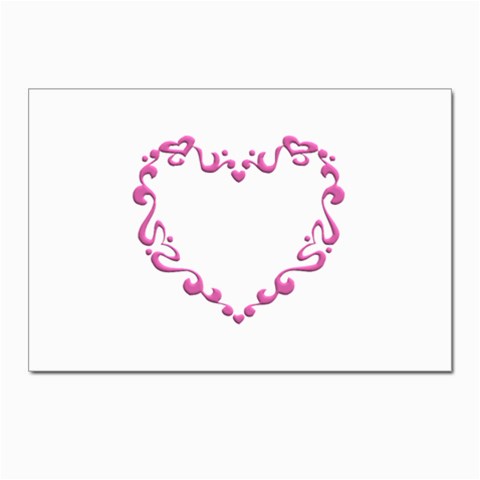 Purple Heart Frame Postcard 4 x 6  (Pkg of 10) from ArtsNow.com Front