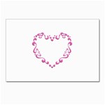 Purple Heart Frame Postcard 5  x 7 