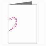 Purple Heart Frame Greeting Card