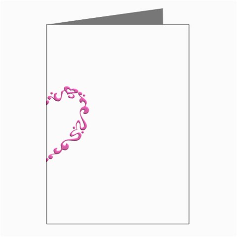 Purple Heart Frame Greeting Cards (Pkg of 8) from ArtsNow.com Left