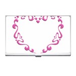 Purple Heart Frame Business Card Holder